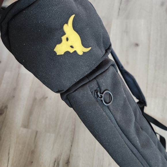 Under Armour UA Project Rock  Backpack Black Gold  1376459 002 - Picture 4 of 11